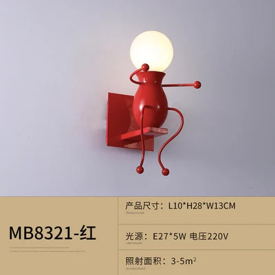 Applique Silhouette Humaine Fer – Sculpture Lumineuse Murale