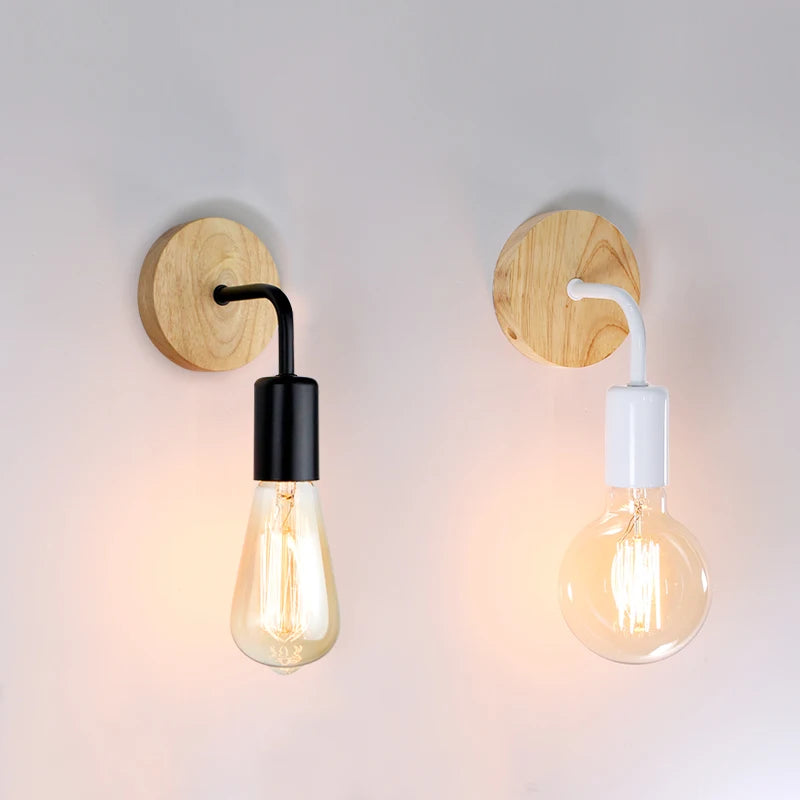 Applique Bois Vintage Épurée – Tête de Lit Chambre Couloir