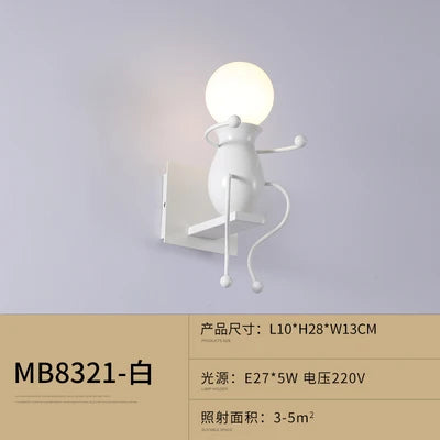 Applique Silhouette Humaine Fer – Sculpture Lumineuse Murale