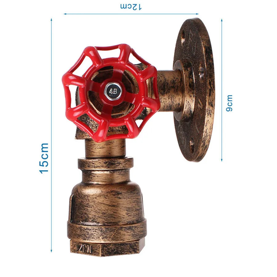 Applique Tuyauterie Fer Industrielle – Style Conduit Usine Authentique