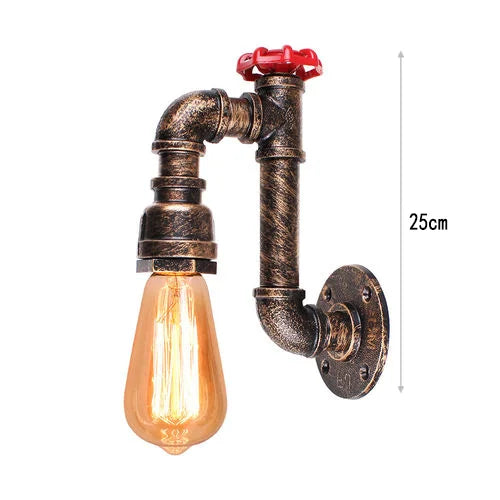 Applique Tuyauterie Fer Industrielle – Style Conduit Usine Authentique