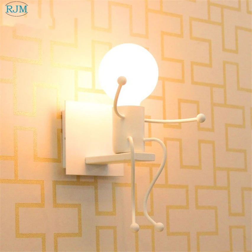 Applique Murale Enfant Fer Colorée – Chambre Tête de Lit Couloir