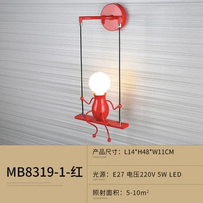 Applique Silhouette Humaine Fer – Sculpture Lumineuse Murale