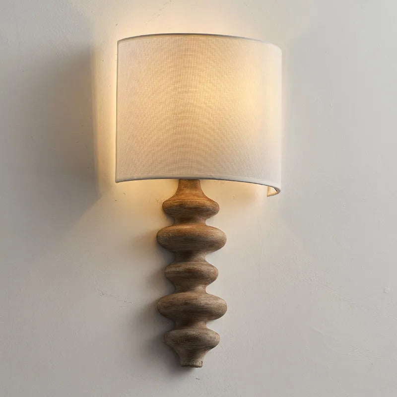 Applique Bois et Tissu Américain Rétro – Salon Chambre Couloir