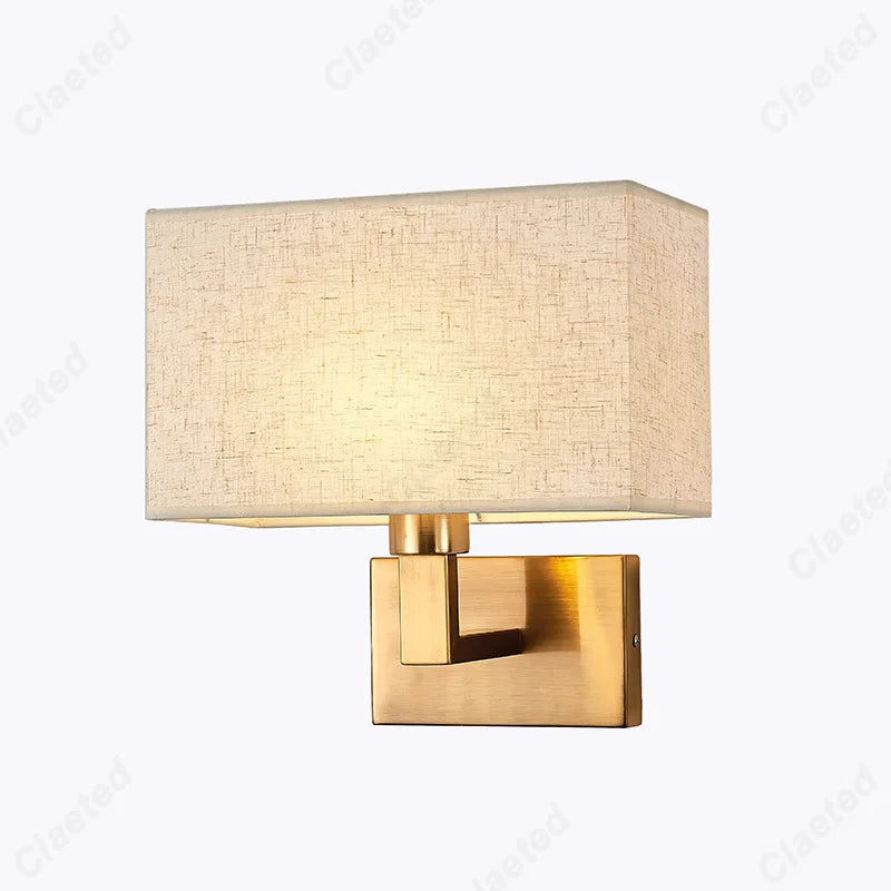 Applique Murale Orientable Abat-Jour Tissu – Chambre Salon Couloir