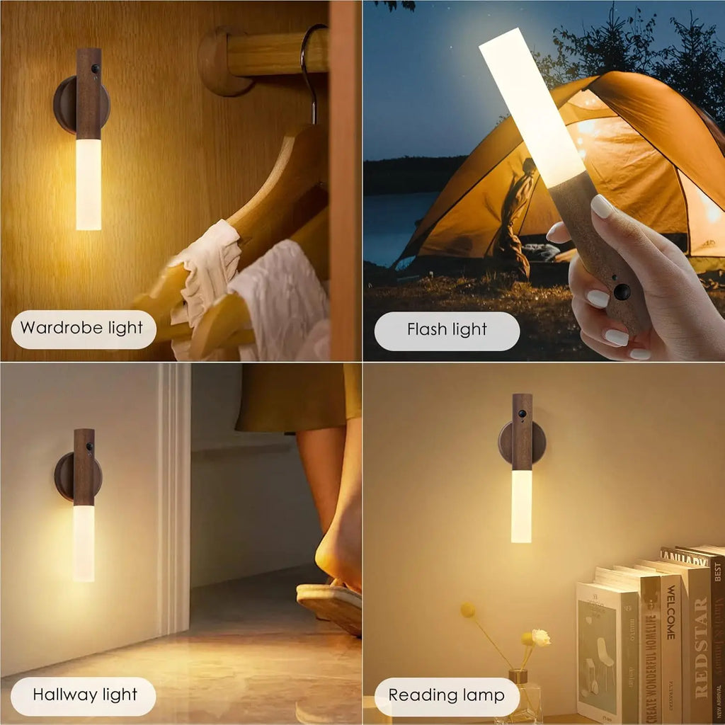 Applique LED Magnétique Détecteur de Mouvement USB – Couloir Escalier