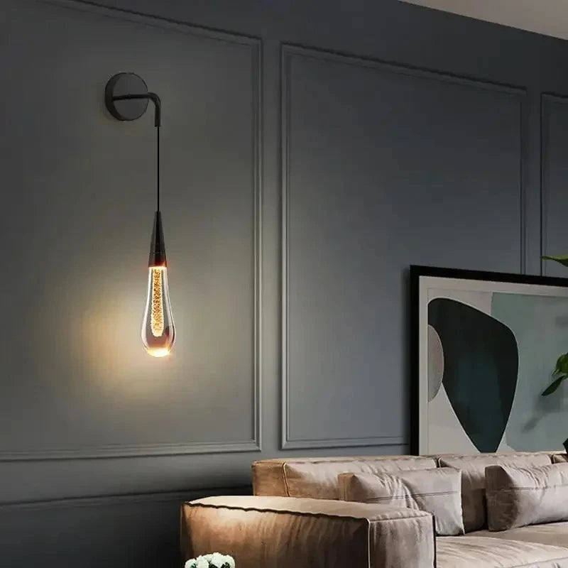 Applique Cristal Gouttes de Pluie – Glamour Chambre Salon