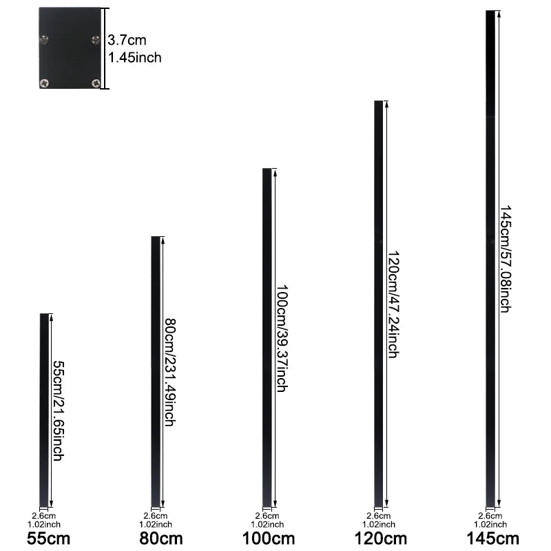Applique LED Linéaire Extérieure IP65 – Bande Aluminium Façade