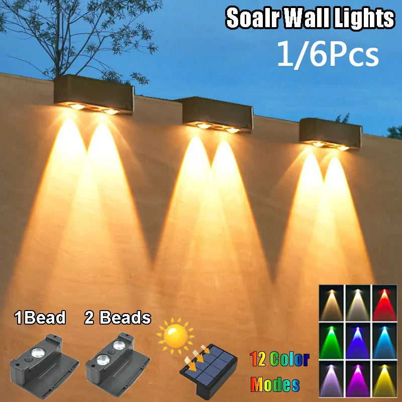 Applique Solaire Spotlight LED – Jardin Balcon Terrasse IP65