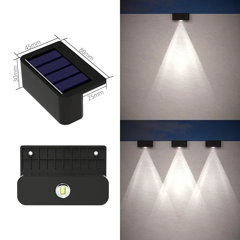 Applique Solaire Murale Extérieure – Pack 1, 2 ou 4 Pièces