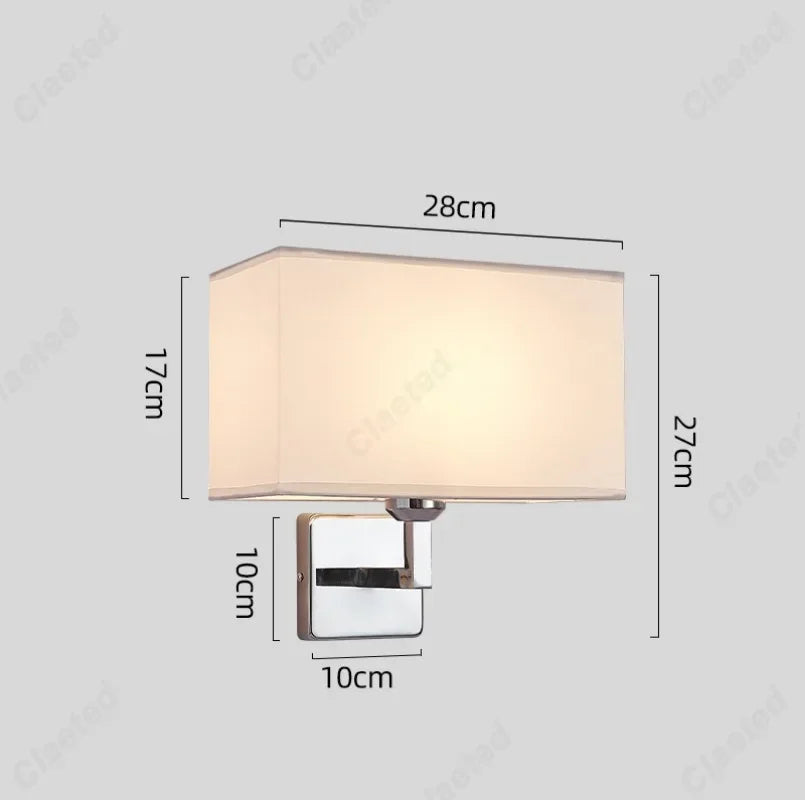 Applique Abat-Jour Tissu Orientable – Spot Lecture Ajustable