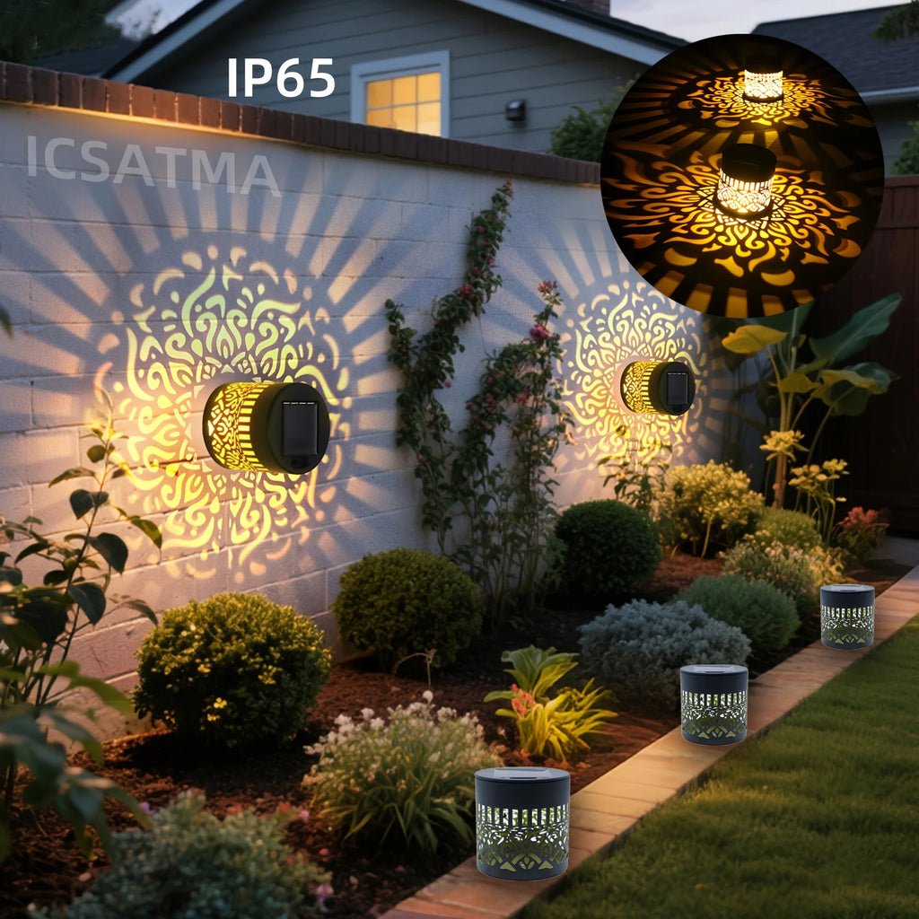 Applique Solaire Florale – Éclairage Jardin Étanche IP65