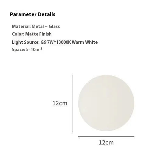 Applique Boule Verre Laiteux – Minimaliste Chic Toutes Pièces