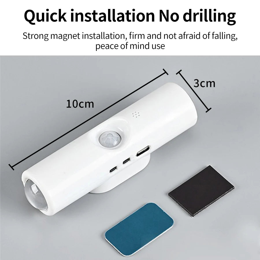 Applique Double Tête Rechargeable Capteur – Couloir Escalier RGB