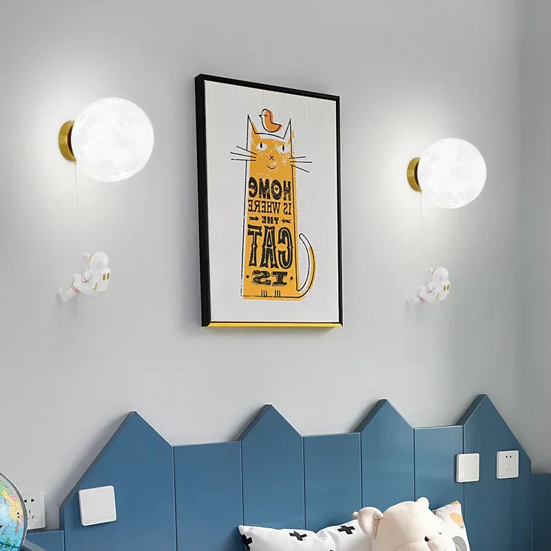 Applique Lune LED – Veilleuse Douce Chambre Enfant G9