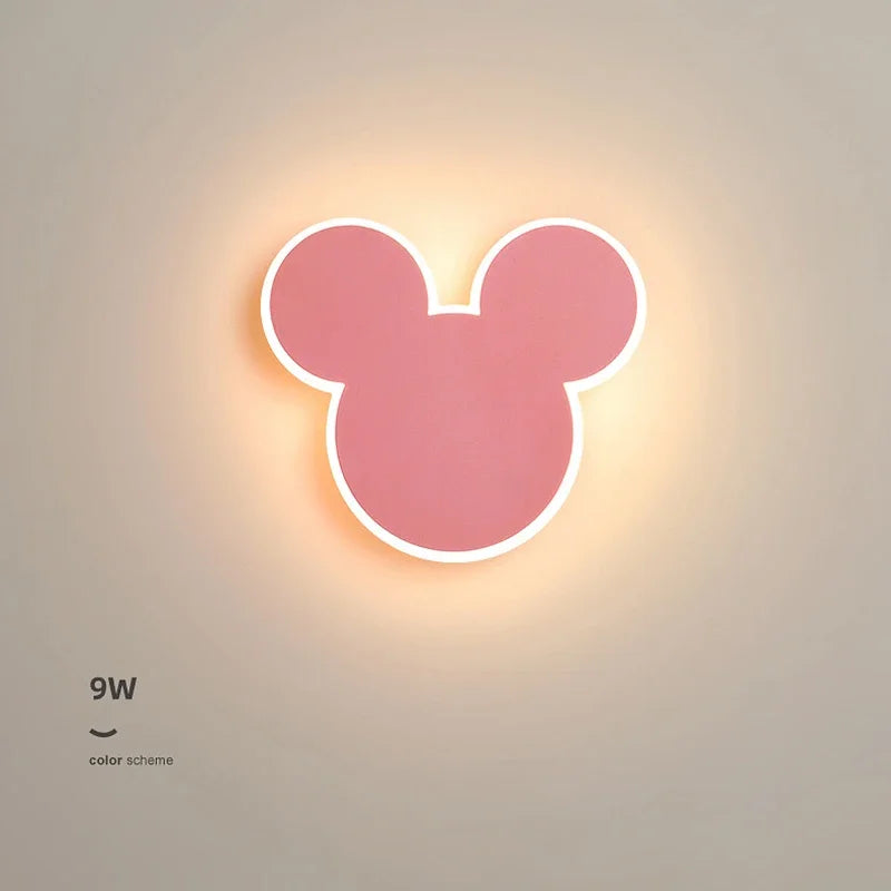 Applique Mickey LED – Veilleuse Créative Chambre Enfant