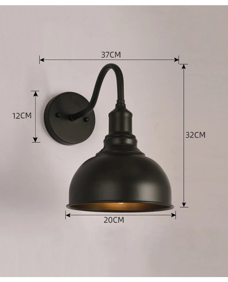 Applique Fer Industrielle Minimaliste – Bras Simple Esprit Loft