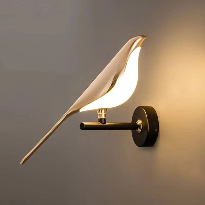 Applique Oiseau Pie LED Design – Déco Chambre Salon Originale