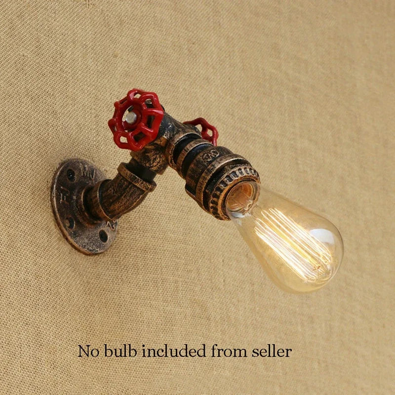 Applique Steampunk Tuyau Vintage – Couloir Escalier Chambre