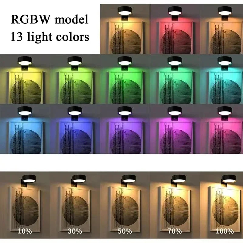 Applique LED Sans Fil Magnétique Dimmable – Tableau Décoration