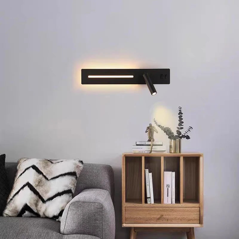 Applique Murale avec Port USB – Lecture Tête de Lit Chambre