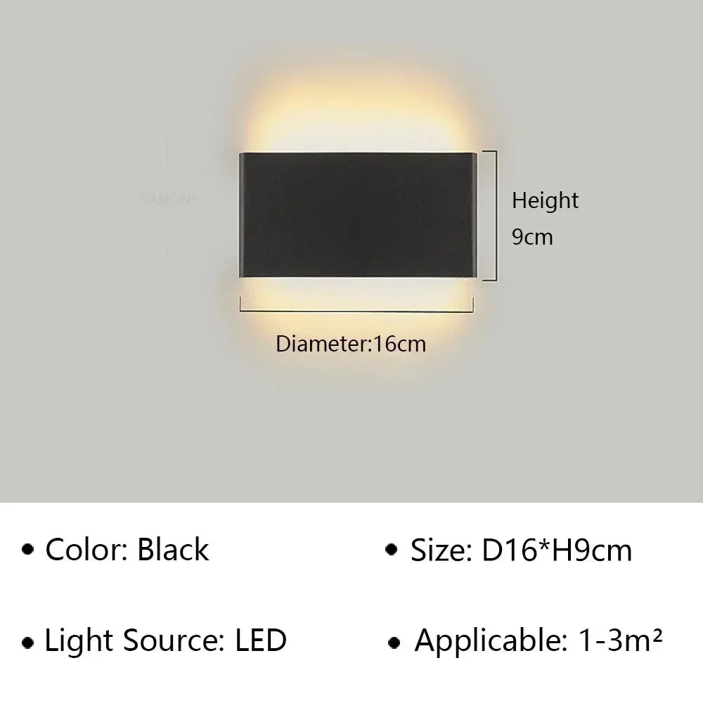 Applique LED Linéaire Aluminium – Chambre Salon Couloir Design