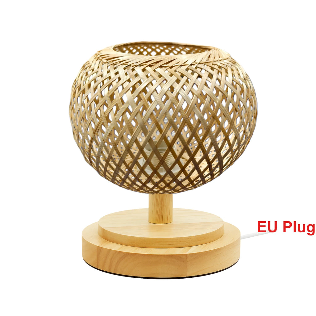 Applique Boule Bambou Tressée – Esprit Japonais Naturel