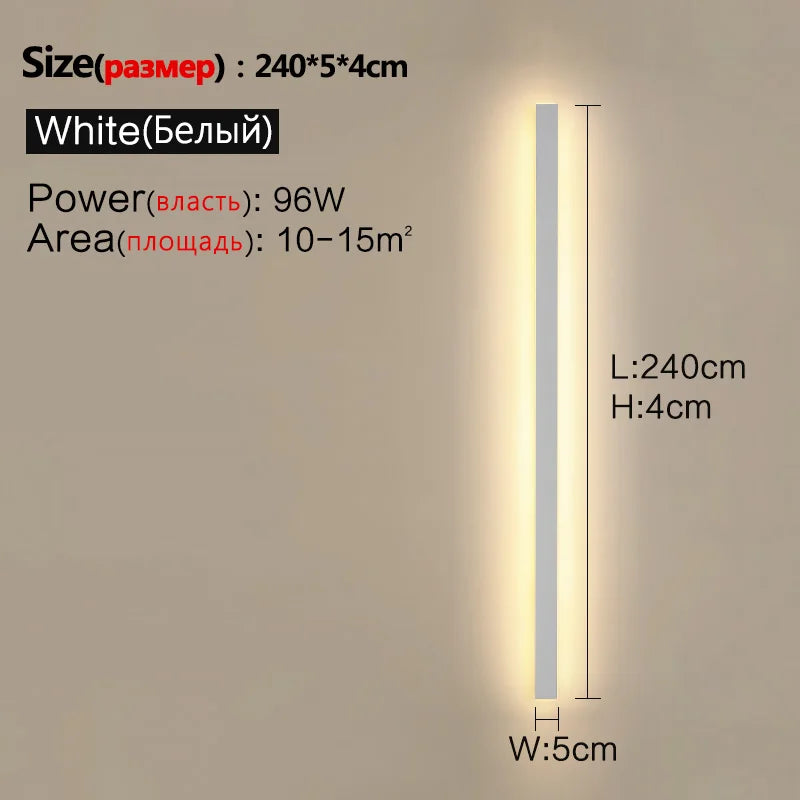 Applique LED Extérieure Waterproof Bande – Mur TV Jardin IP65