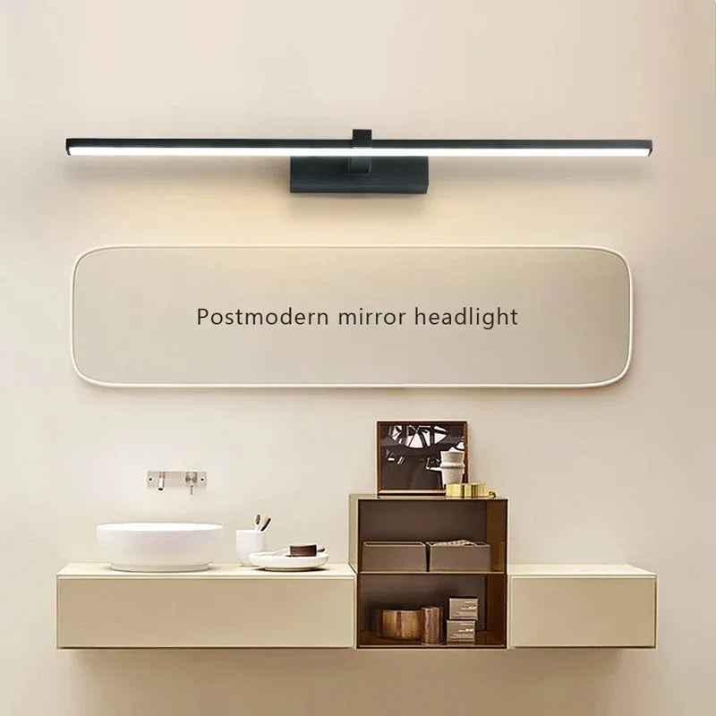 Applique LED Miroir Salle de Bain – Lumière Tricolore Aluminium