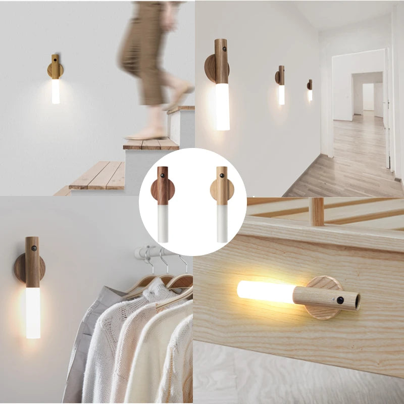 Veilleuse LED Rechargeable Détecteur de Mouvement – Couloir Placard