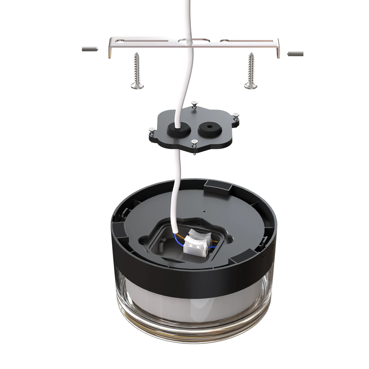 Applique LED Géométrique Ronde ou Carrée – Intérieur Extérieur