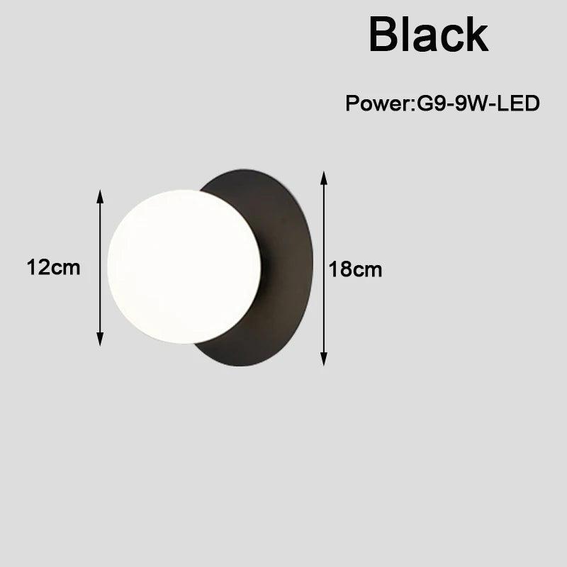 Applique Boule Dorée G9 – Chambre Salon Couloir Nordique