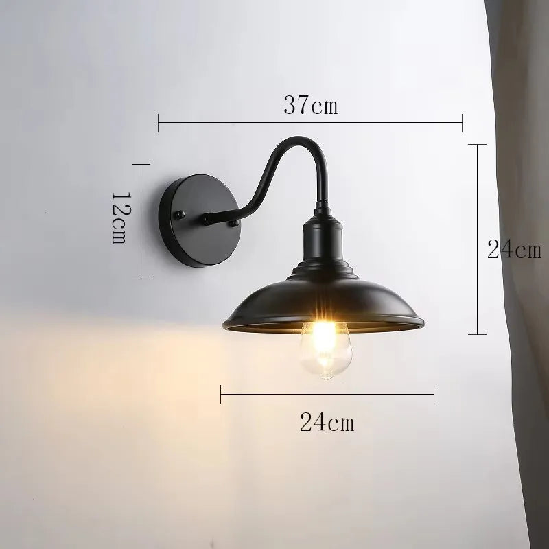 Applique Fer Forgé Vintage Waterproof – Usage Intérieur et Extérieur