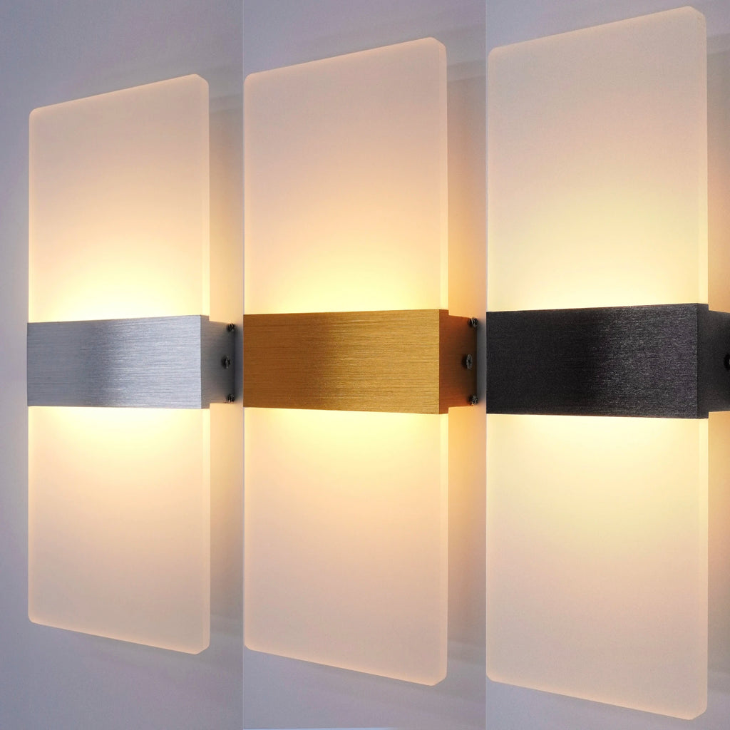 Applique LED Aluminium Minimaliste Intérieur – Salon Chambre Couloir