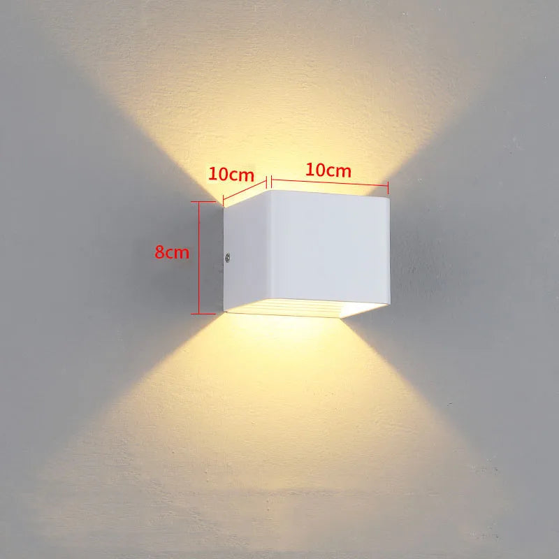 Applique LED Cube Colorée – Chambre Salon Couloir Design