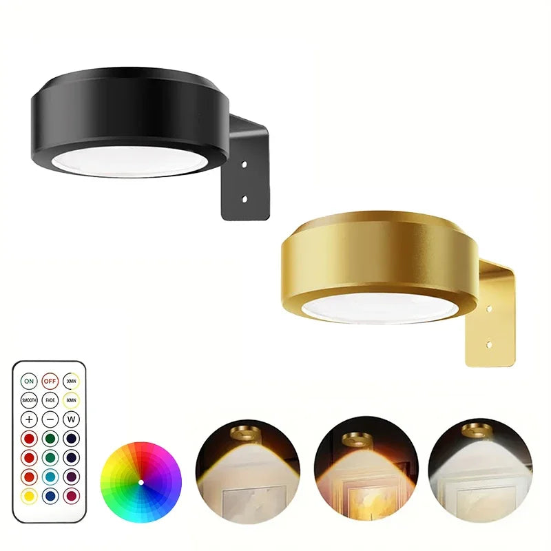 Applique LED Sans Fil Magnétique Dimmable – Tableau Décoration