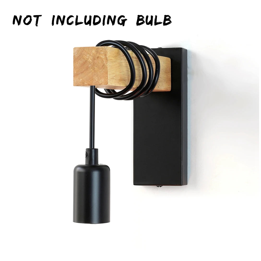 Applique Bois Nordique Vintage – Hôtel Loft Café Restaurant