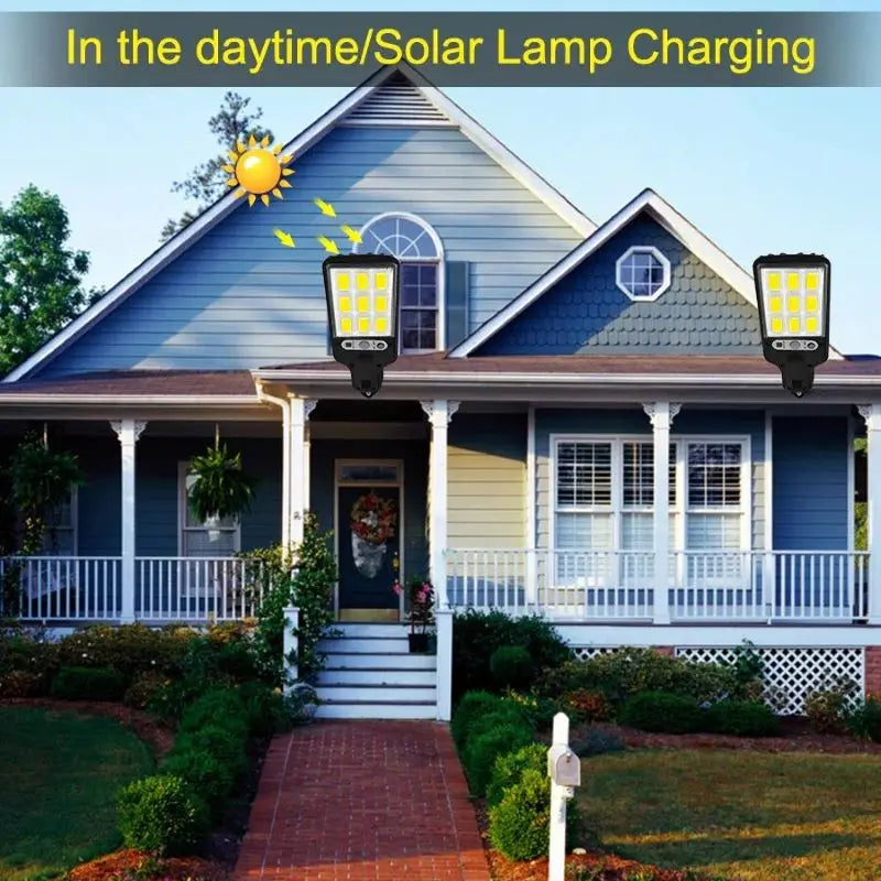 Applique Solaire LED Détecteur de Mouvement – Extérieur Jardin Cour
