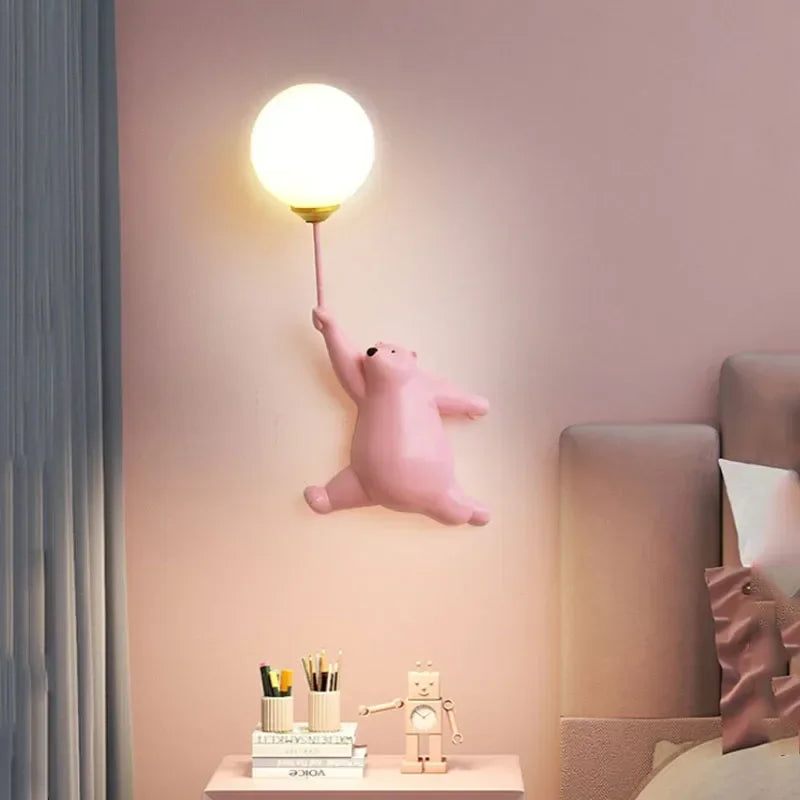 Applique Ourson LED – Veilleuse Douce Chambre Enfant