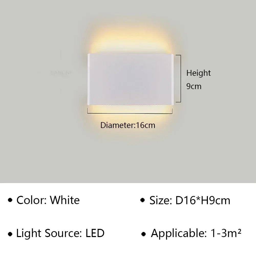 Applique LED Linéaire Aluminium – Chambre Salon Couloir Design