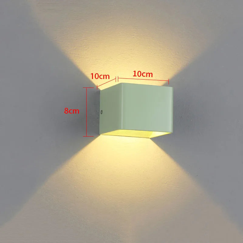 Applique LED Cube Colorée – Chambre Salon Couloir Design