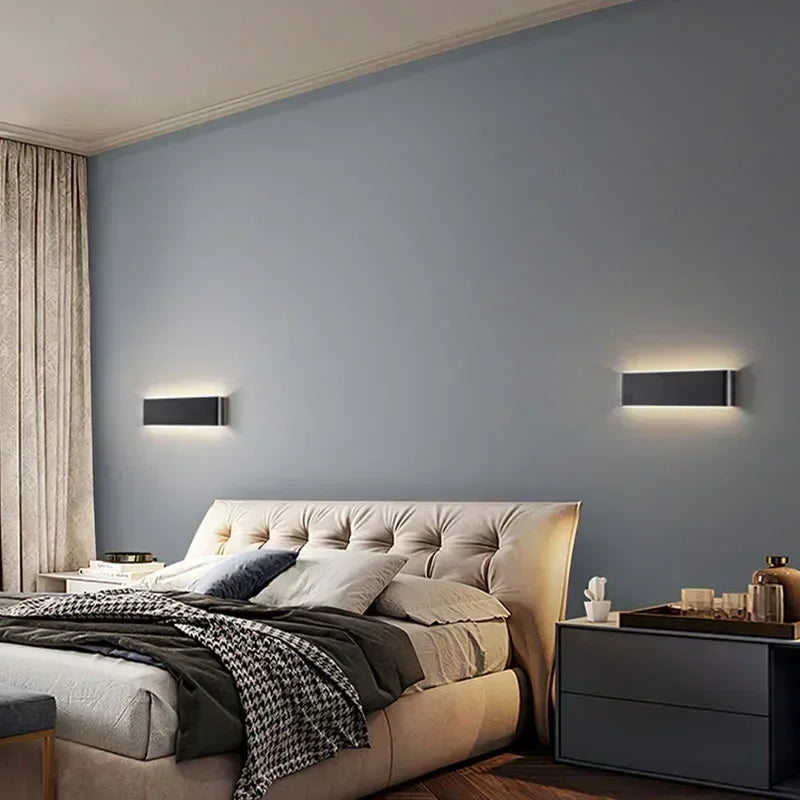Applique LED Linéaire Aluminium – Chambre Salon Couloir Design