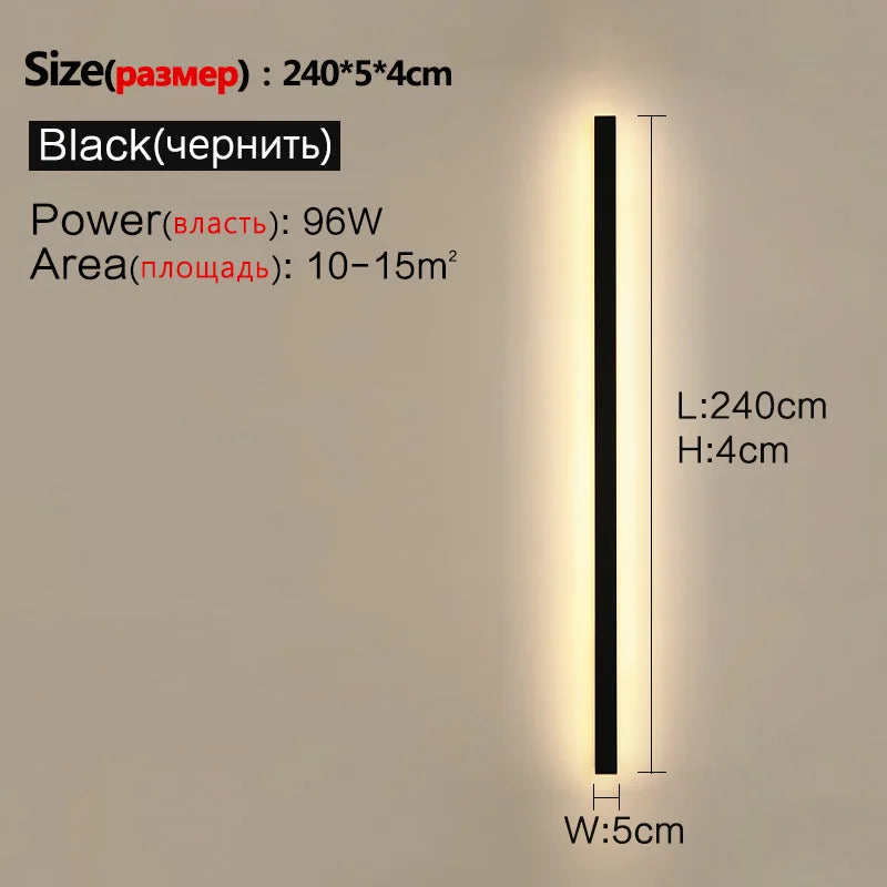 Applique LED Extérieure Waterproof Bande – Mur TV Jardin IP65