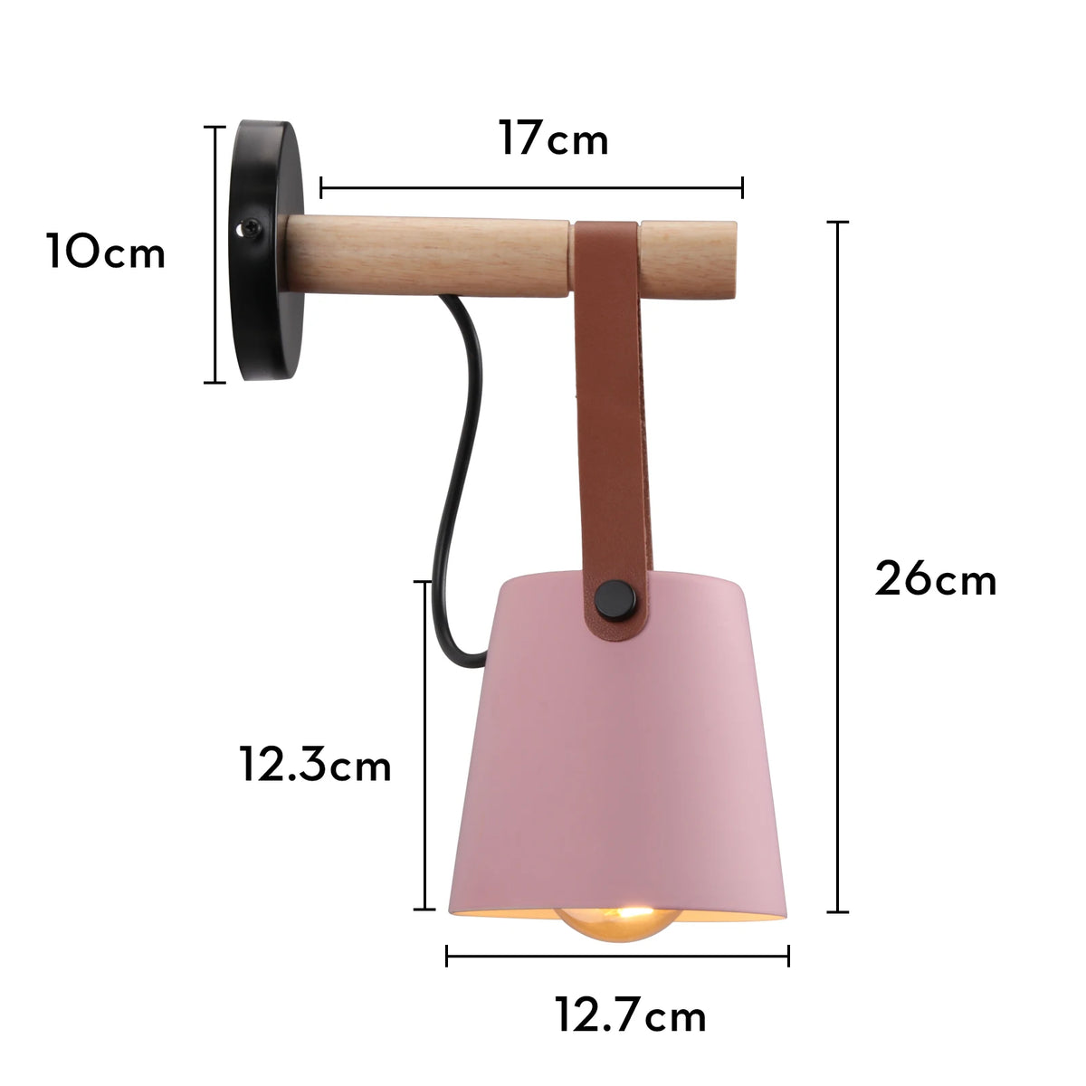 Wooden Wall Light Nordic Modern Bedroom Bedside Lamp Hallway Living Room Kitchen Industrial Wall Sconce E27 Home Decor Lighting