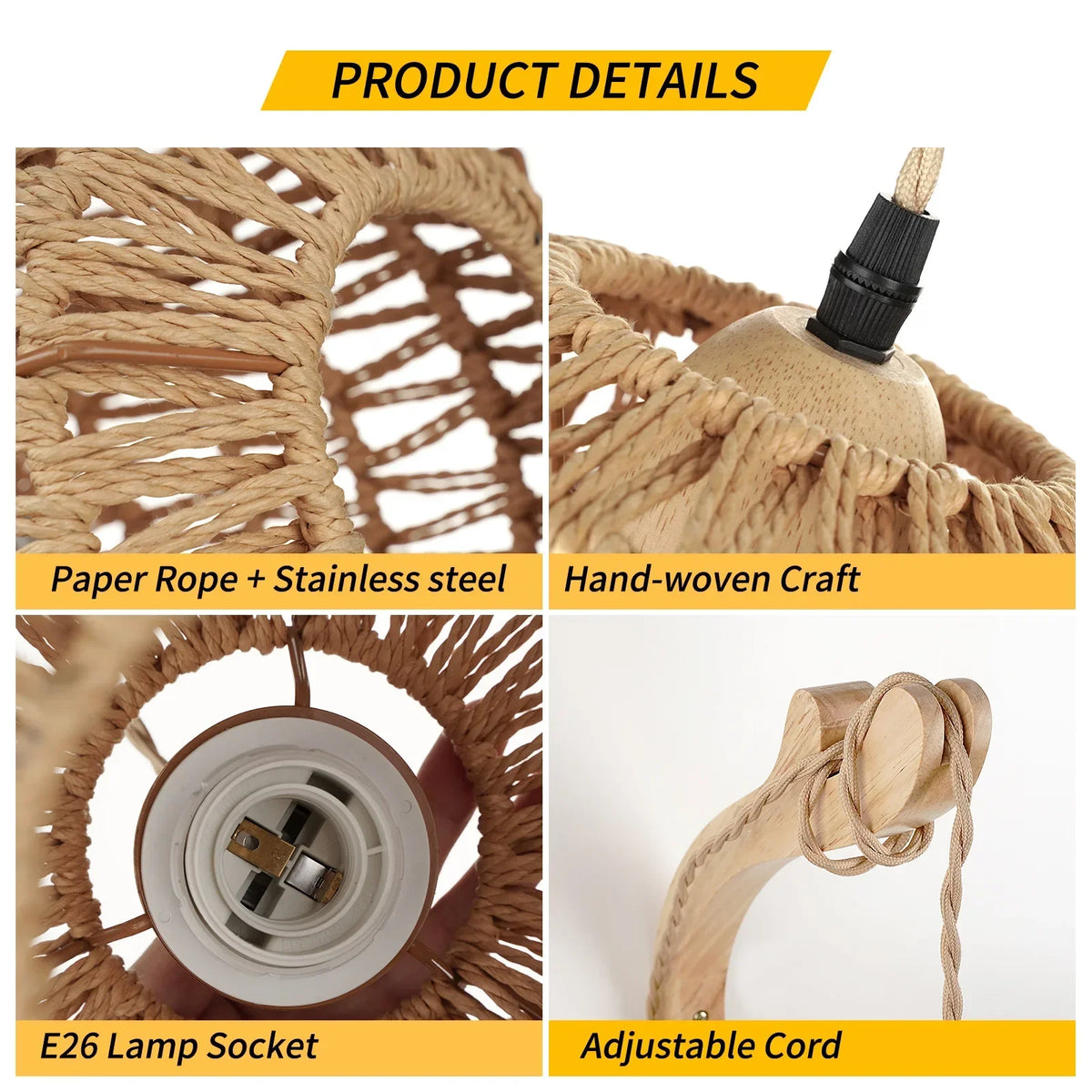 Applique Cylindrique Rotin & Bois Naturel – Lumière Filtrée Organique