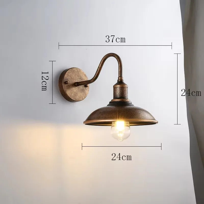 Applique Fer Forgé Vintage Waterproof – Usage Intérieur et Extérieur