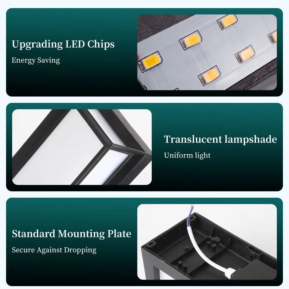 Applique LED Extérieure IP65 – Jardin Terrasse Entrée