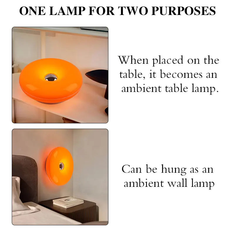 Applique LED Halo Tactile USB – Ambiance Chambre Bureau
