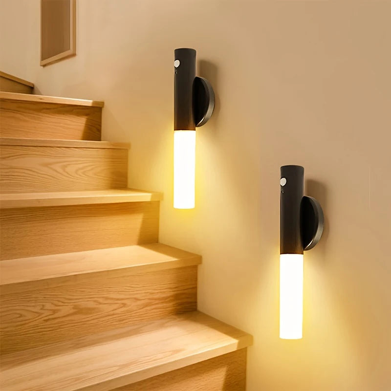 Applique LED Magnétique Détecteur de Mouvement USB – Couloir Escalier