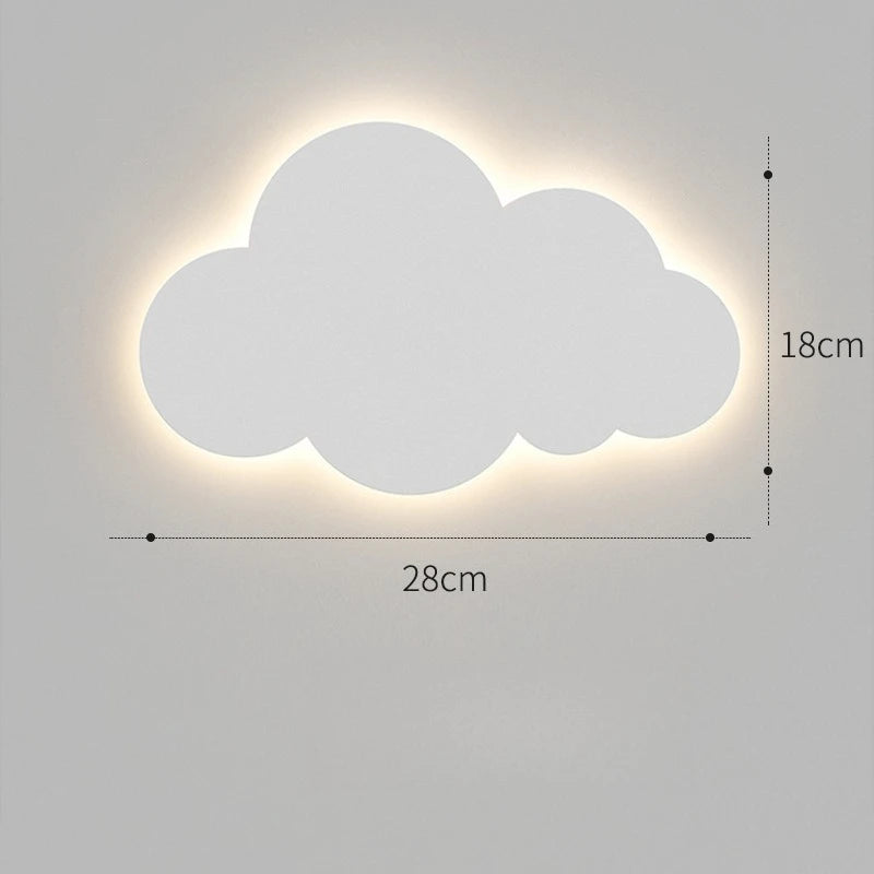 Applique Nuage Souriant – Veilleuse Créative Chambre Enfant